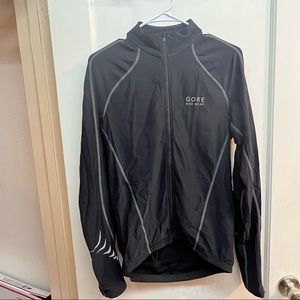 Mens Medium Gore Bike Wear Long Sleeve Full Zip black